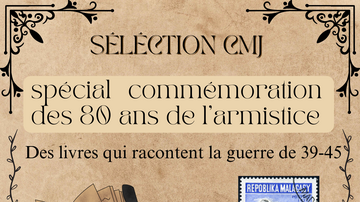 du 6 au 10 mai le CMJ de verdun sur garonne propose à la médiathèque une selection d'ouvrage traitant de la deuxieme guerre mondiale.